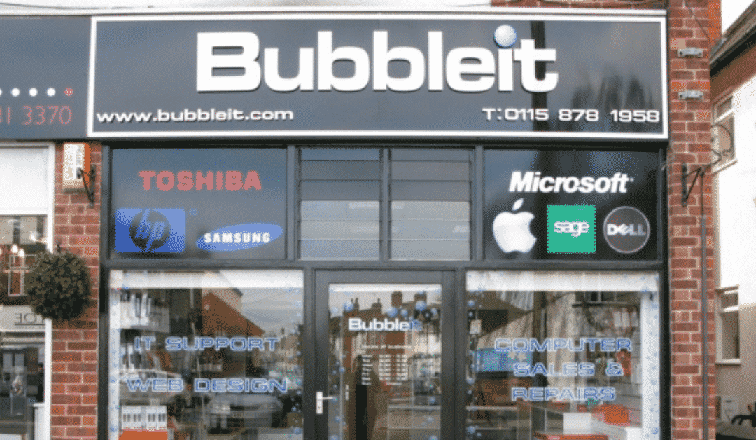 Bubble IT Closed West Bridgford store
